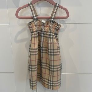 Burberry Smocked Dress